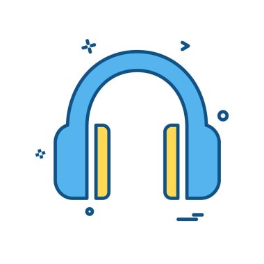 Müzik simge tasarlamak vektör