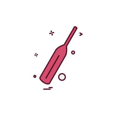 Kriket simgesi tasarım vektörü 