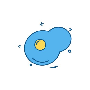 Gıda simgesi tasarım vektörü