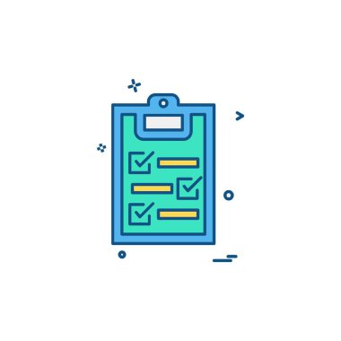 Pano simgesi tasarım, renkli vektör çizim