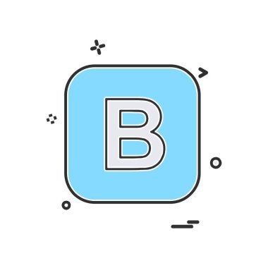 İngilizce alfabe simge tasarlamak vektör 