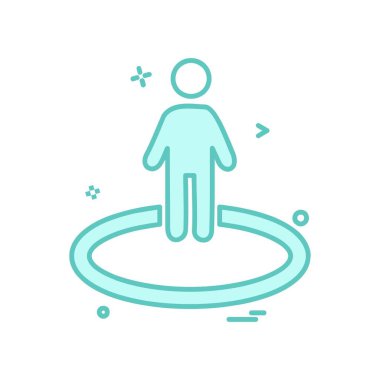 Tıbbi simge tasarım, renkli vektör çizim