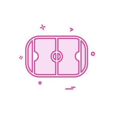 Futbol ikonu tasarım vektörü