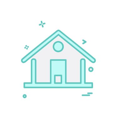 Ev simgesi tasarım vektörü