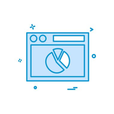 Web yerleşim simgesi tasarım vektörü