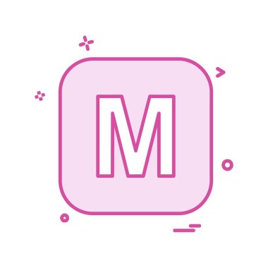 İngilizce alfabe simge tasarlamak vektör 