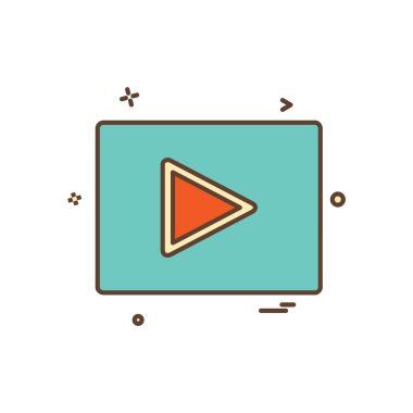 Simge tasarım vektörünü çal