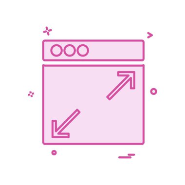 Web düzen simge tasarlamak vektör