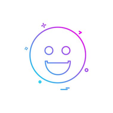 Emoji simgeleri tasarım vektörü 