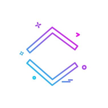 Ok simgesi tasarım vektörü