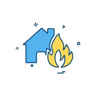 Ev simgesi tasarım vektörü