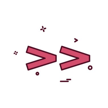 Kod simgesi tasarım vektörü