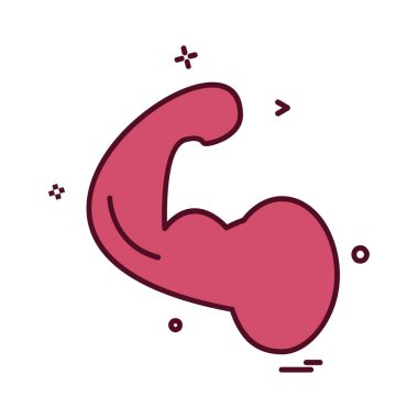 Spor salonu simge tasarlamak vektör 