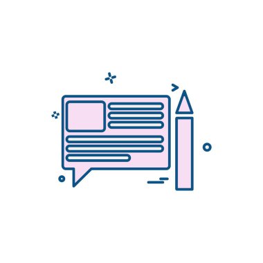 Şirket ofis simgesi tasarım vektörü 