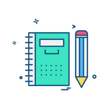 Eğitim simge tasarlamak vektör