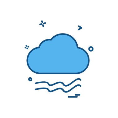 Weather simge vektör beyaz arka plan üzerinde