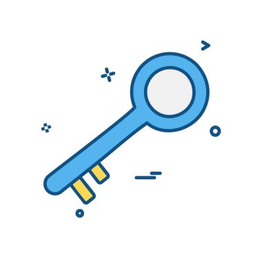 Anahtar simge tasarlamak vektör