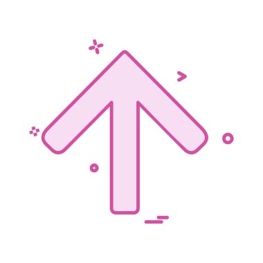 Ok simgesi tasarım vektörü