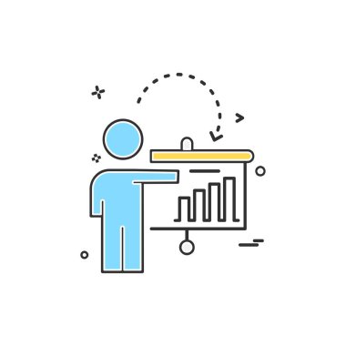 Sunu simge tasarlamak vektör 