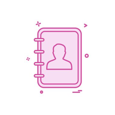 Belgeyi simge tasarlamak vektör 