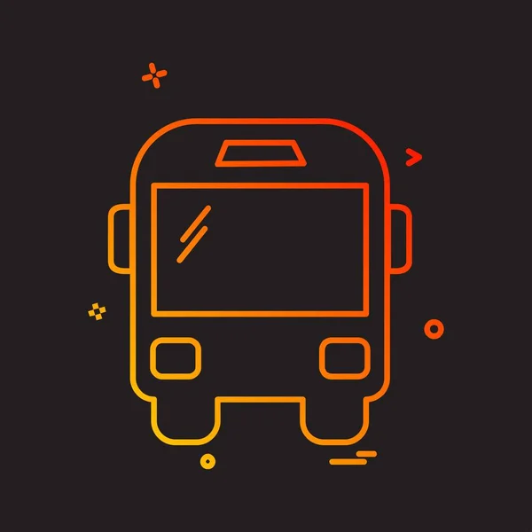 Design Ícone Transporte Ilustração Vetorial — Vetor de Stock