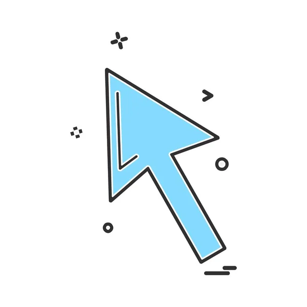 Arrow Icon Design Vector — Stock Vector