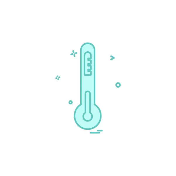 Thermometer Symbol Design Vektor — Stockvektor