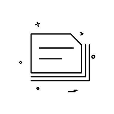 Dizin simgesi tasarım vektörü