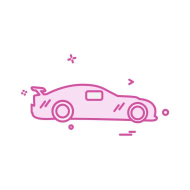 Araç simge tasarlamak vektör