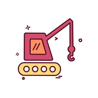 Vinç simge tasarlamak vektör