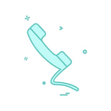 Telefon simgesi tasarım vektörü