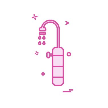 Duş simge tasarlamak vektör