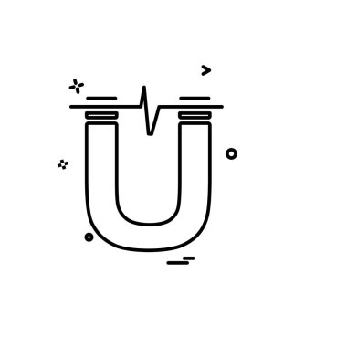 Güç simgesi tasarım, renkli vektör çizim