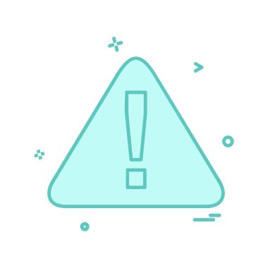 Uyarı simge tasarlamak vektör