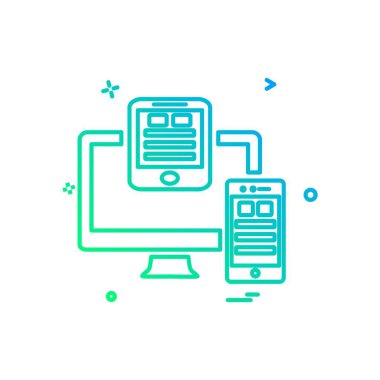 Simge tasarım vektörünü izle