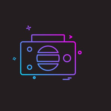 Ortam simgesi tasarım vektörü 