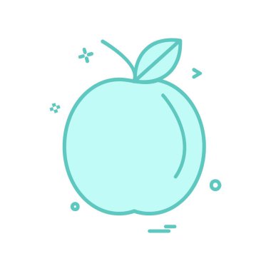 Meyve simgesi tasarım vektörü 