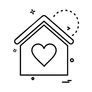 Emlak simge tasarlamak vektör