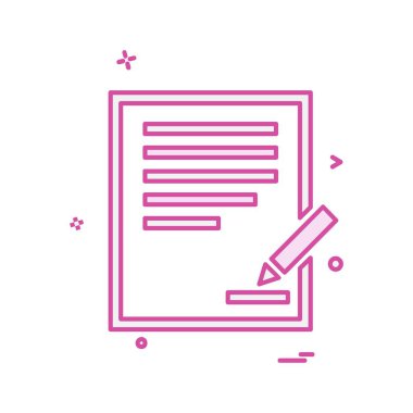 Metin simge tasarlamak vektör