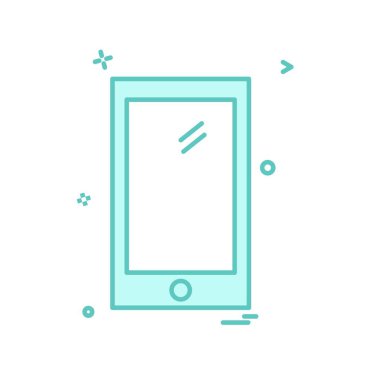 Telefon simgesi tasarım vektörü