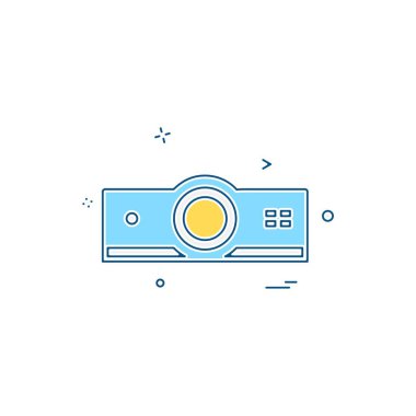 Ortam ve Kamera simgesi tasarım vektörü 