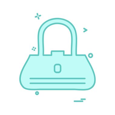 Çanta simge tasarlamak vektör