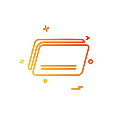 Klasör simge tasarlamak vektör