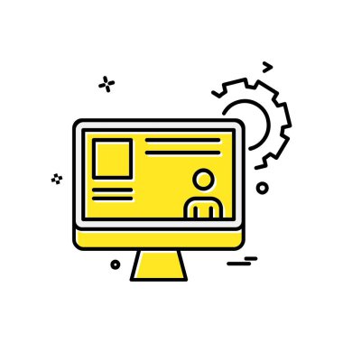 Simge tasarım vektörünü izle