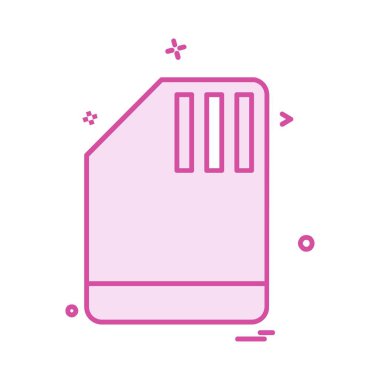 Belge simgesi tasarım vektörü 