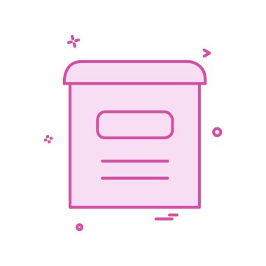 Posta kutusu simge tasarlamak vektör