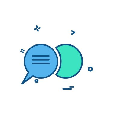 İleti simge tasarlamak vektör