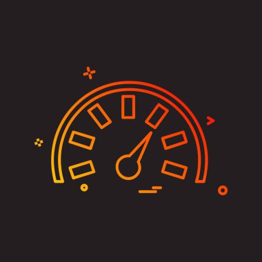 Metre simge tasarlamak vektör