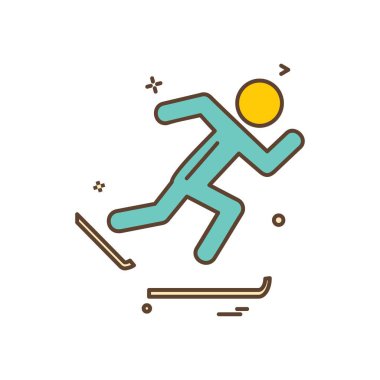 Spor simge tasarlamak vektör 