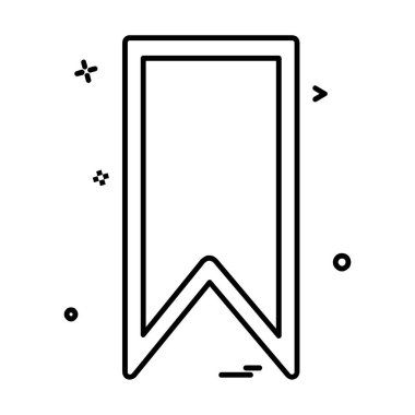 Etiket simgesi tasarım vektörü 